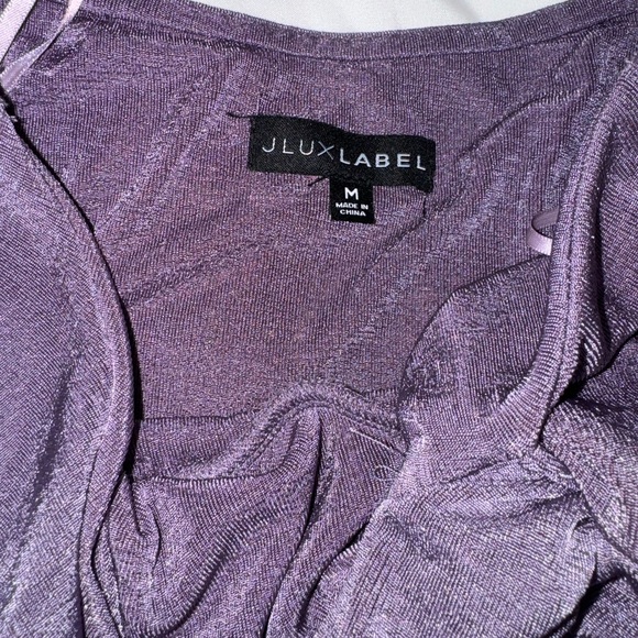 GRAPE KENZIA HIGH NECK BODYSUIT. Size medium - Picture 4 of 4